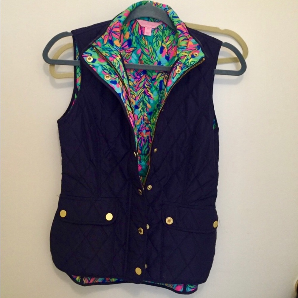 Lilly Pulitzer quilted vest